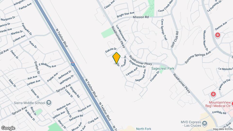 2153 Dorado Dr Map and Location Details