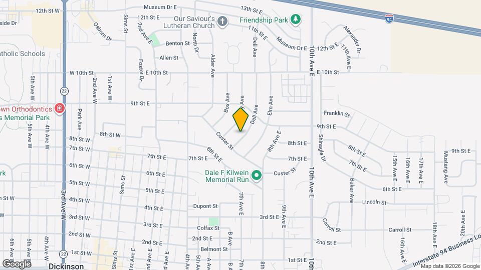 843 Dell Ave Map and Location Details