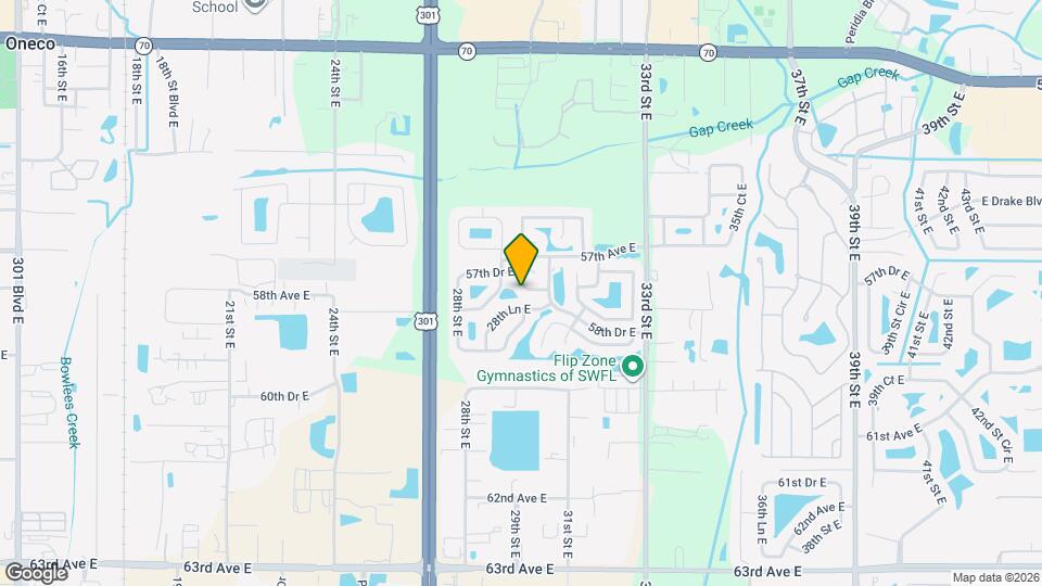 5714 29th Ct E Map and Location Details