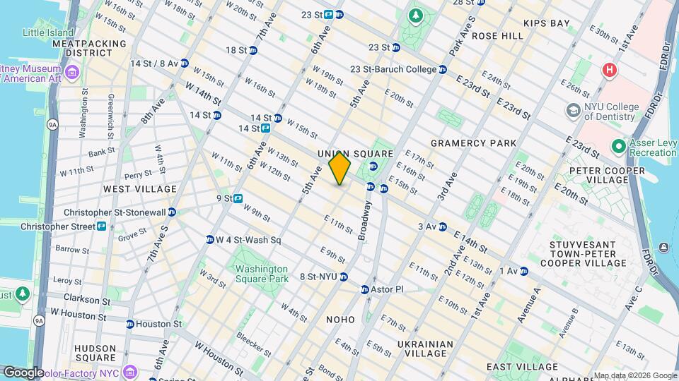 116 University Pl Map and Location Details