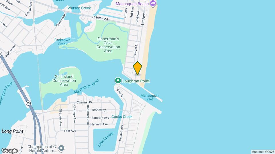 419 Beach Front Map and Location Details