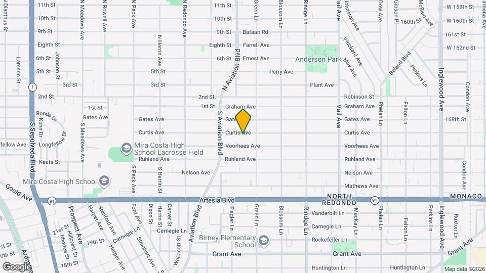 1922 Curtis Ave, Unit 2 Map and Location Details