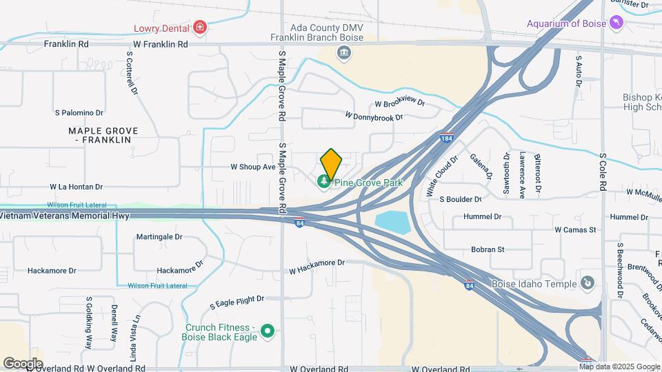 8771 W Pine Valley Ln Map and Location Details