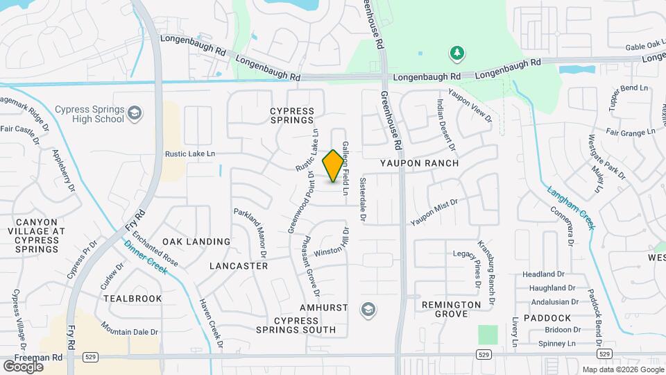 19822 Creston Cove Ct Map and Location Details