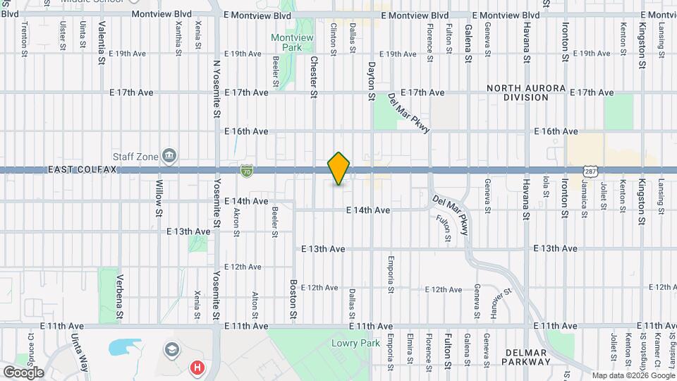 1440 Clinton St, Unit 1440 Clinton St Mapa y Detalles de la Ubicación