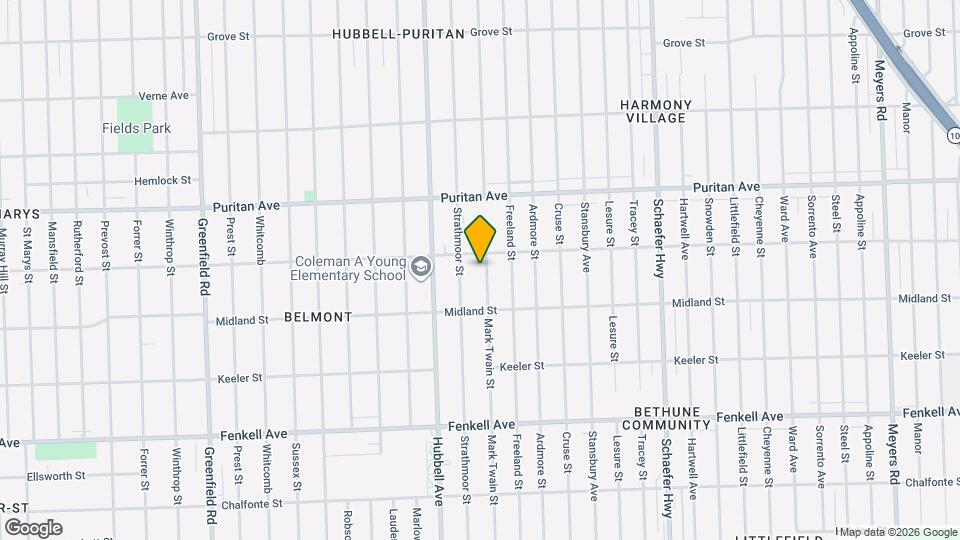 15757 Mark Twain St Map and Location Details