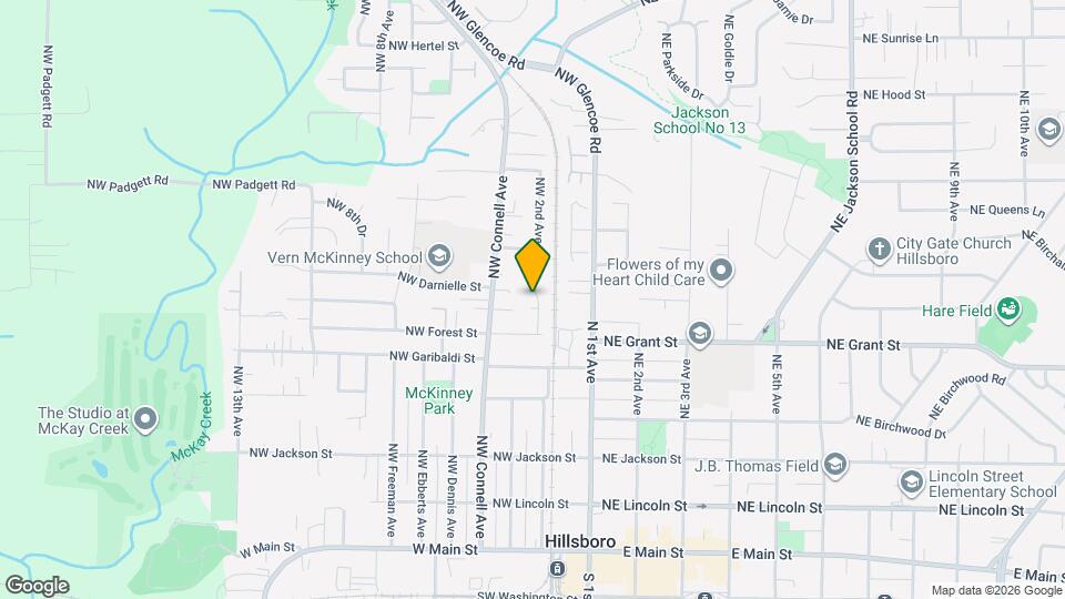 215 NW Forest St Map and Location Details