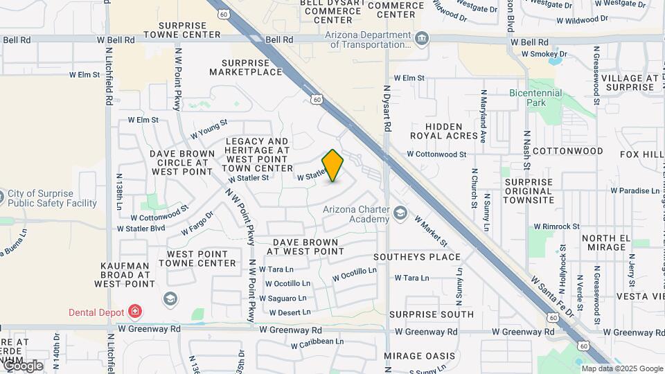 13261 W Paradise Ln Map and Location Details