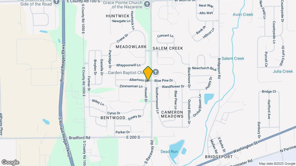 1605 Howell Dr Map and Location Details