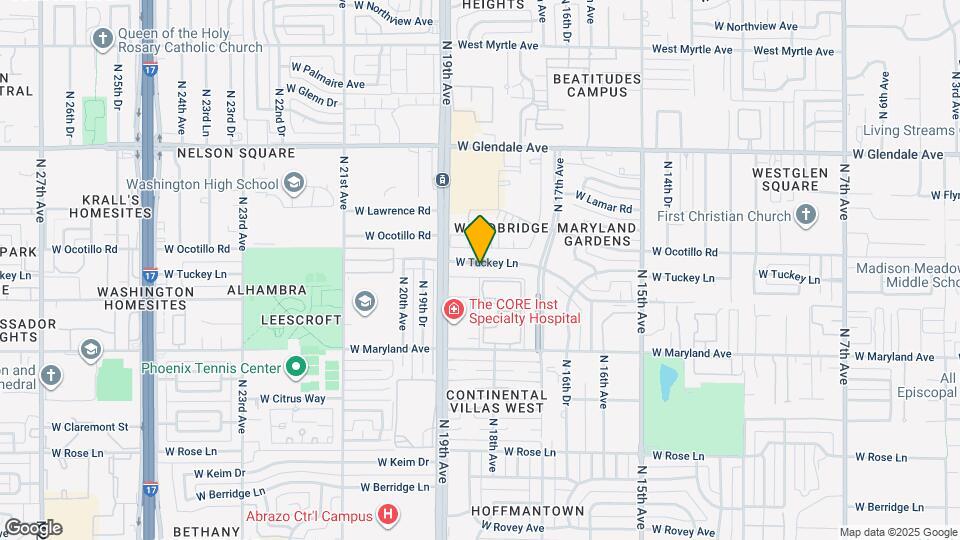 1815 W Tuckey Ln Map and Location Details