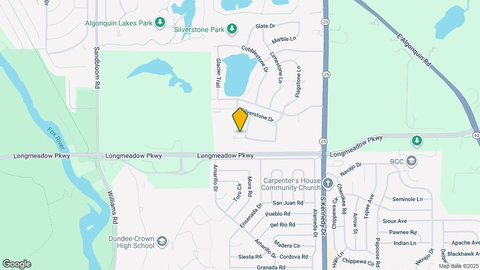 1309 Silverstone Dr Map and Location Details