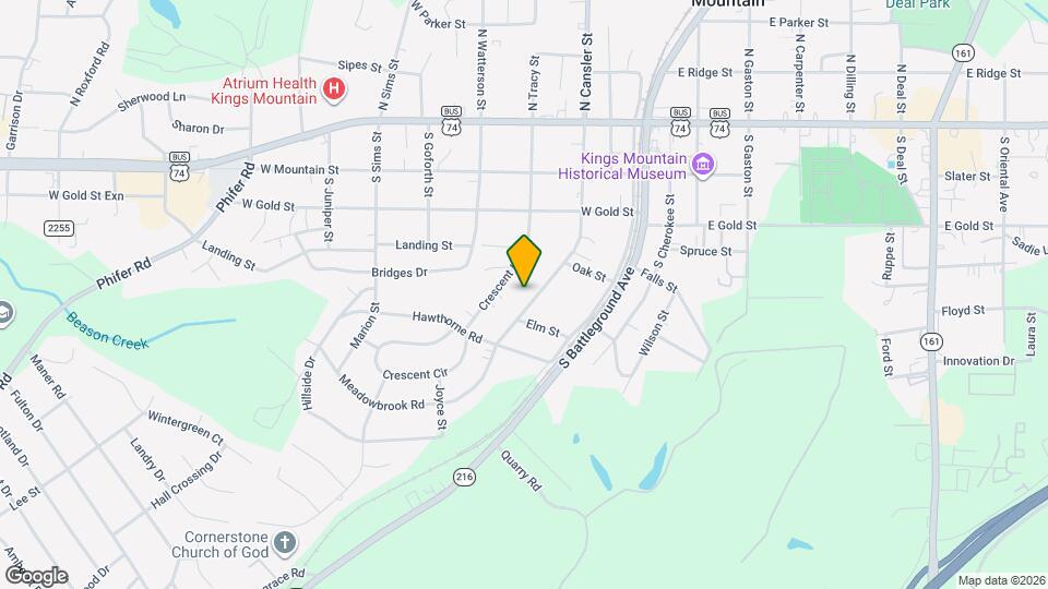 410 S Cansler St Map and Location Details