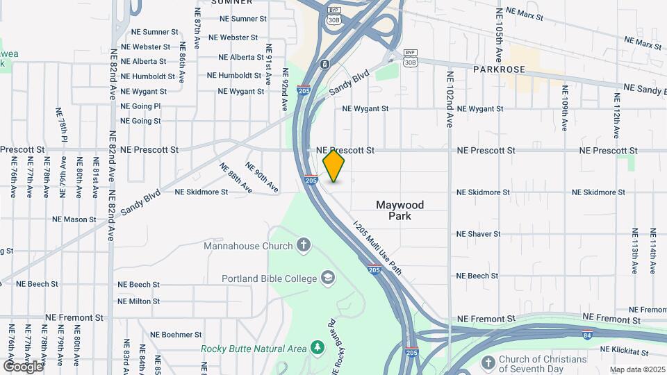 4320-4328 NE Maywood Pl Mapa y Detalles de la Ubicación
