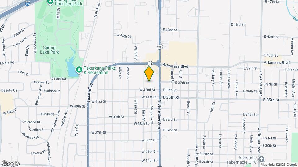 4213 Magnolia St Map and Location Details