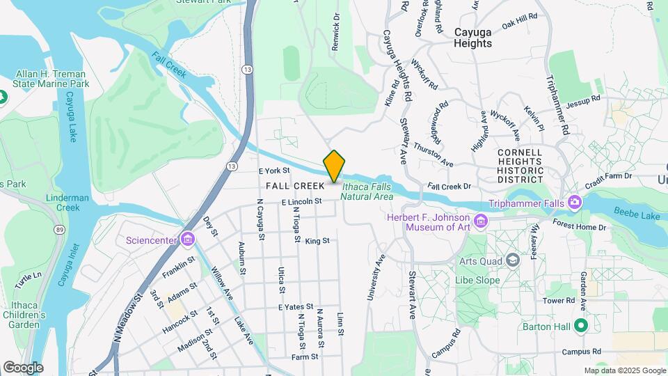 321 E Falls St, Unit 2 Map and Location Details
