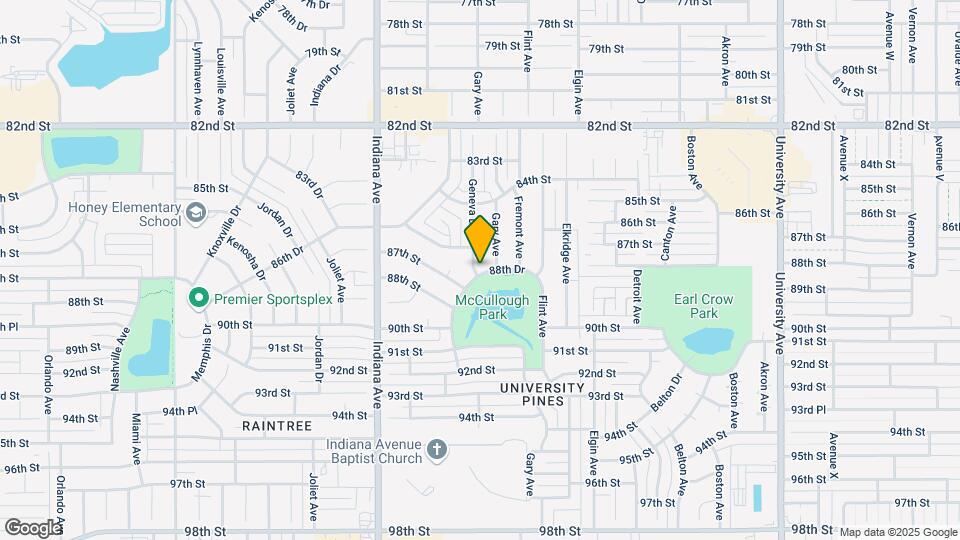 8607 Geneva Ave Mapa y Detalles de la Ubicación