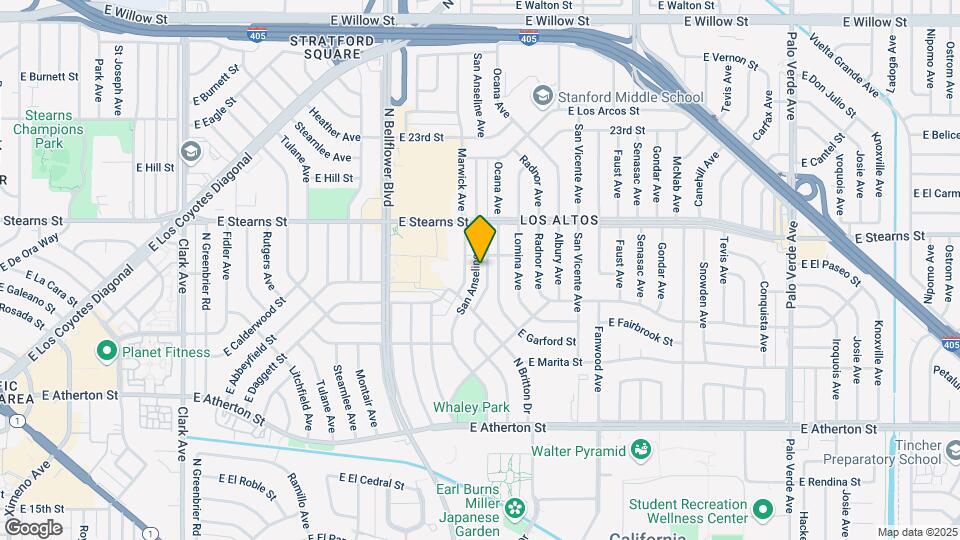 2148 San Anseline Ave Map and Location Details