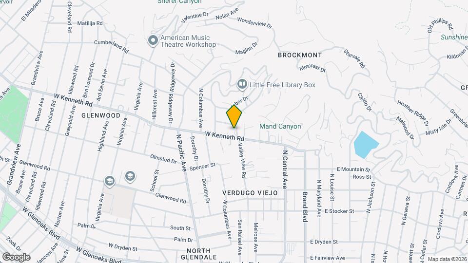 305 W Kenneth Rd Map and Location Details