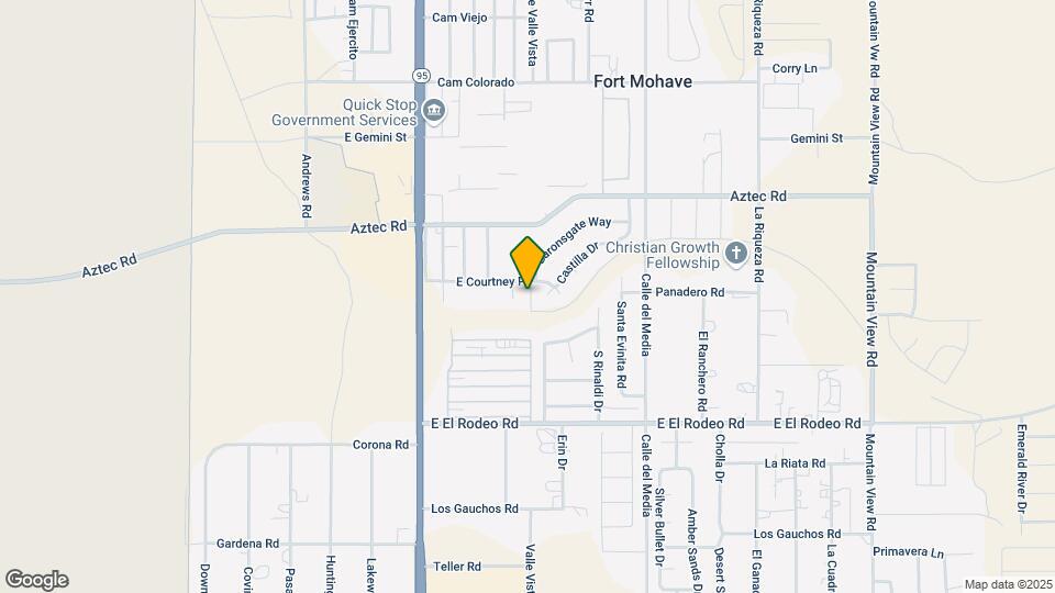 1580 E Courtney Pl Map and Location Details