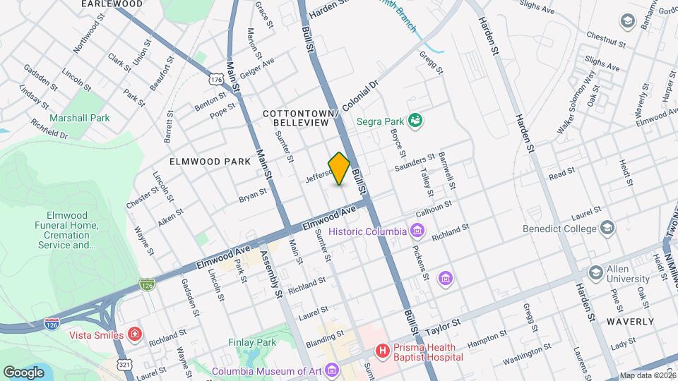 2115 Wallace St Map and Location Details