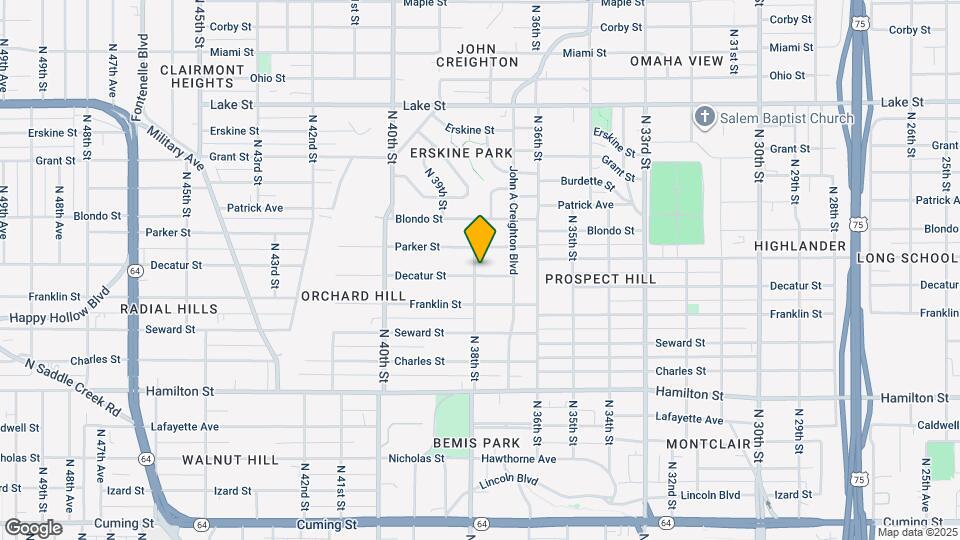 3736 Decatur St Map and Location Details