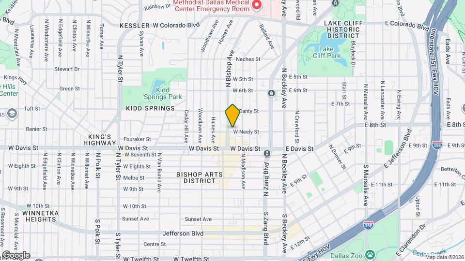 702 N Bishop Ave Mapa y Detalles de la Ubicación