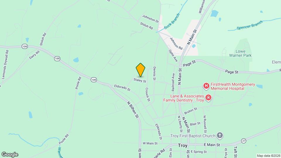 612 Staley St Map and Location Details