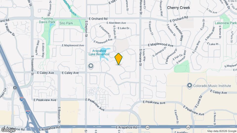 6213 S Galena Way Map and Location Details