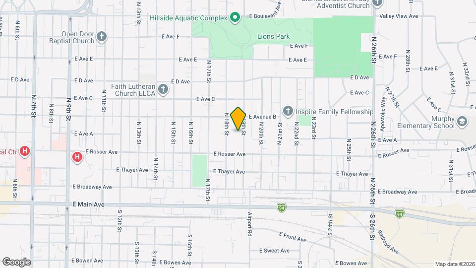 510 N 19th St Map and Location Details