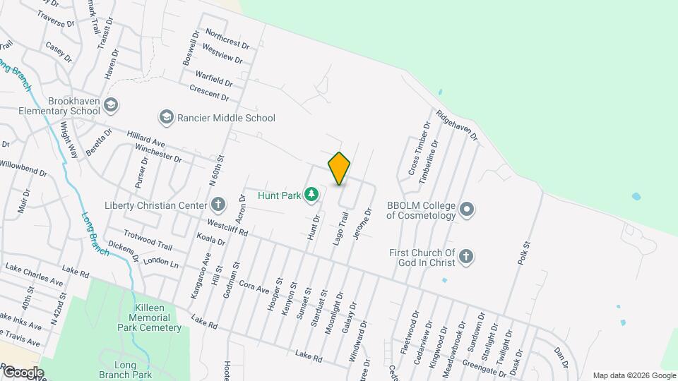 2407 Lago Trail Map and Location Details