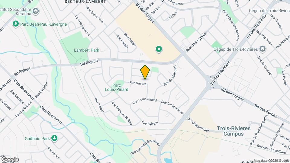 4195 Savard Rue Map and Location Details