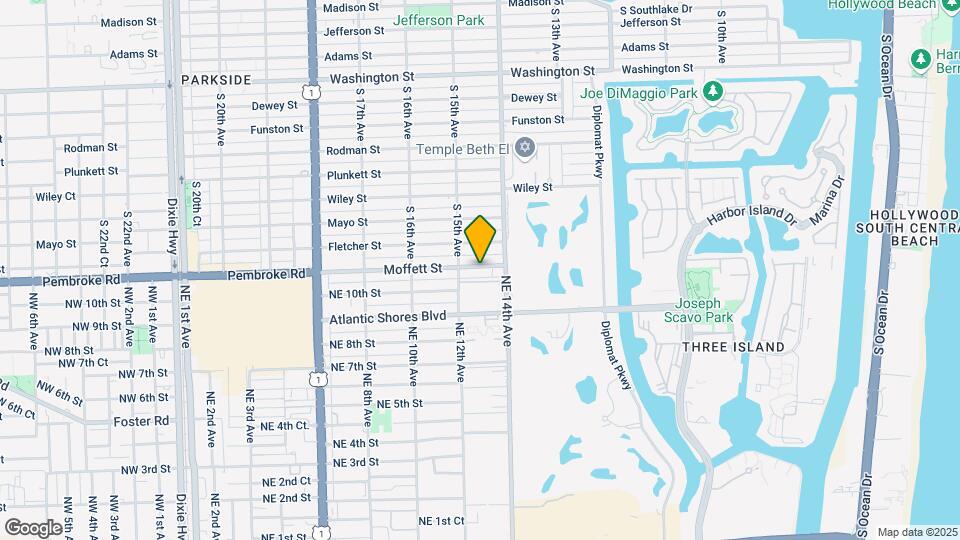 1300 Moffett St Map and Location Details