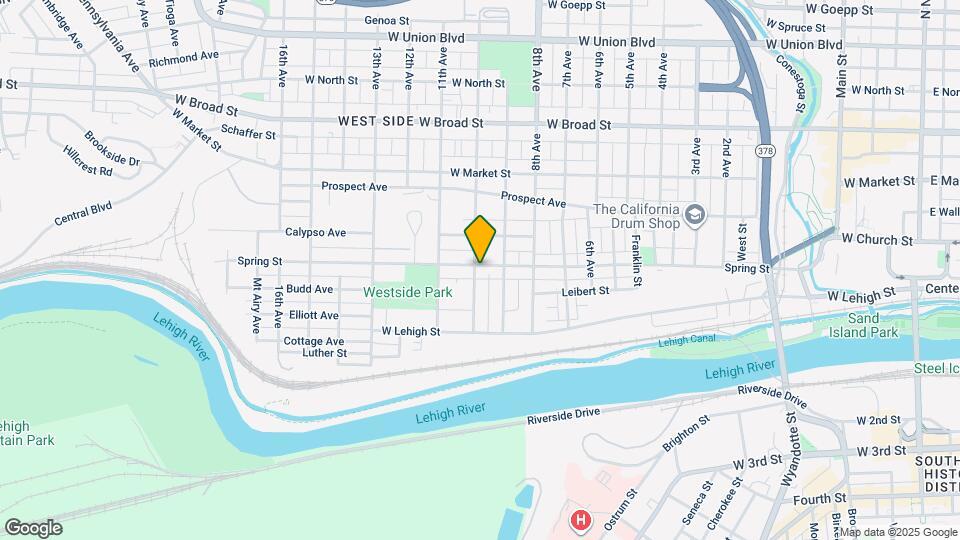 1035 Spring St Map and Location Details