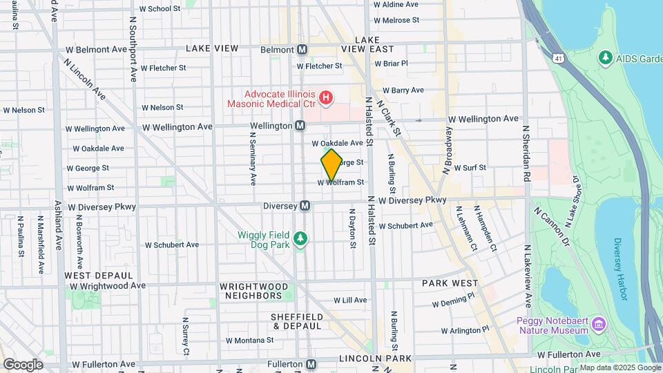 2822 N Mildred Ave, Unit 1 Map and Location Details