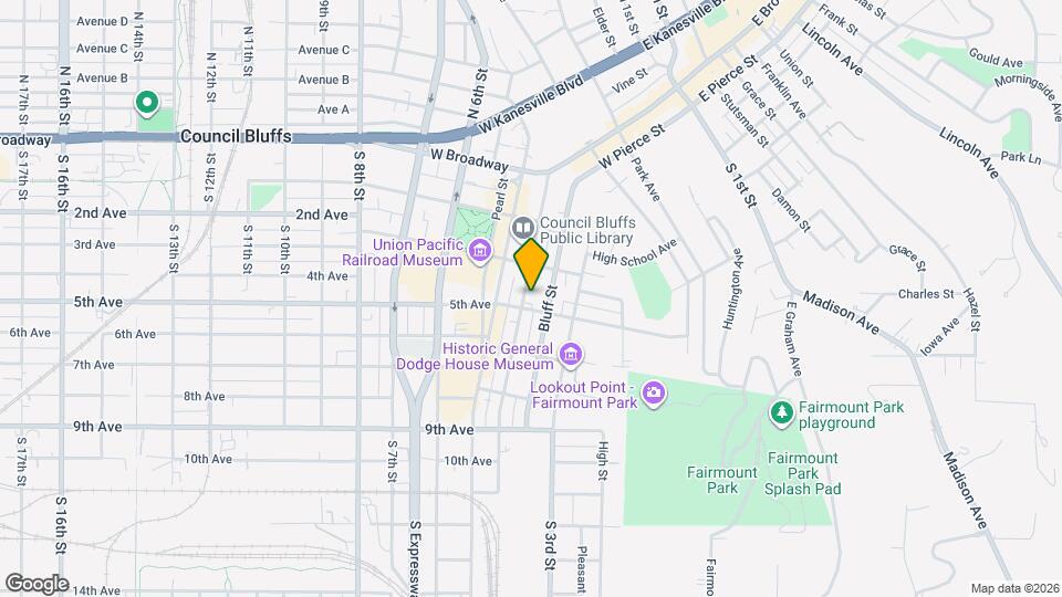 231 S 4th St Map and Location Details