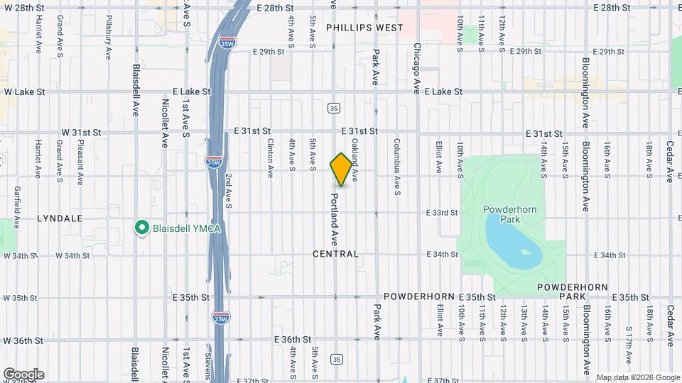 3227 Portland Ave S Mapa y Detalles de la Ubicación