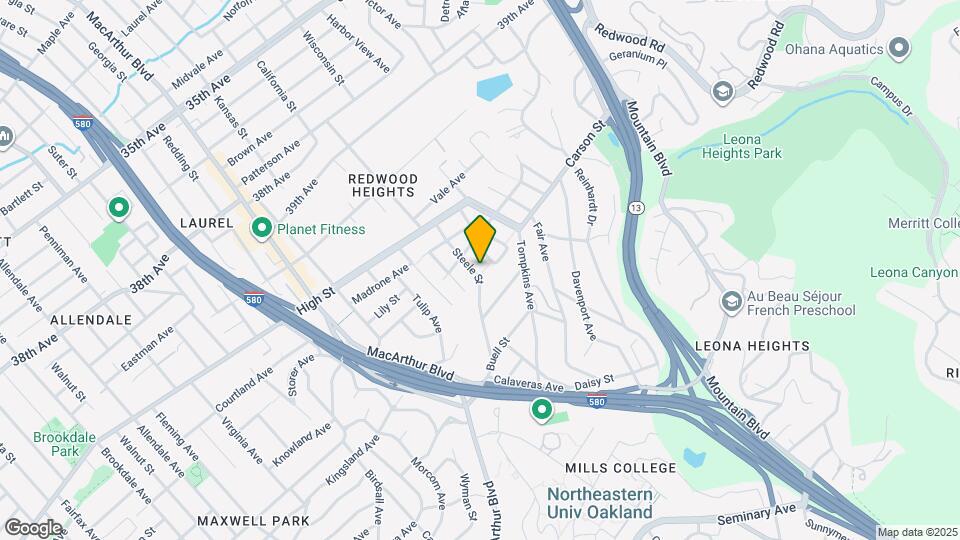 4438 Steele St Map and Location Details