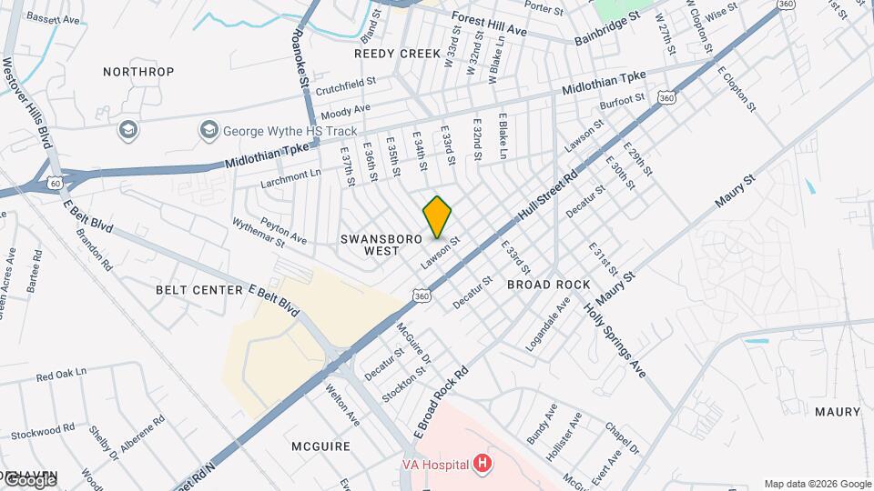 3507 Lawson St Map and Location Details