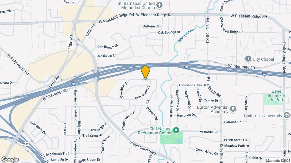 5102 Overridge Dr Map and Location Details