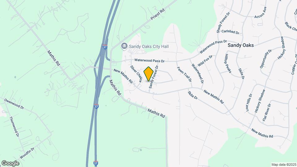 23103 Sandy Forest Dr Mapa y Detalles de la Ubicación