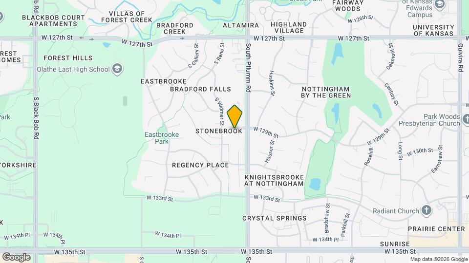 12972 S Summit St Map and Location Details