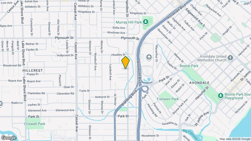 1326 Hamilton St Map and Location Details