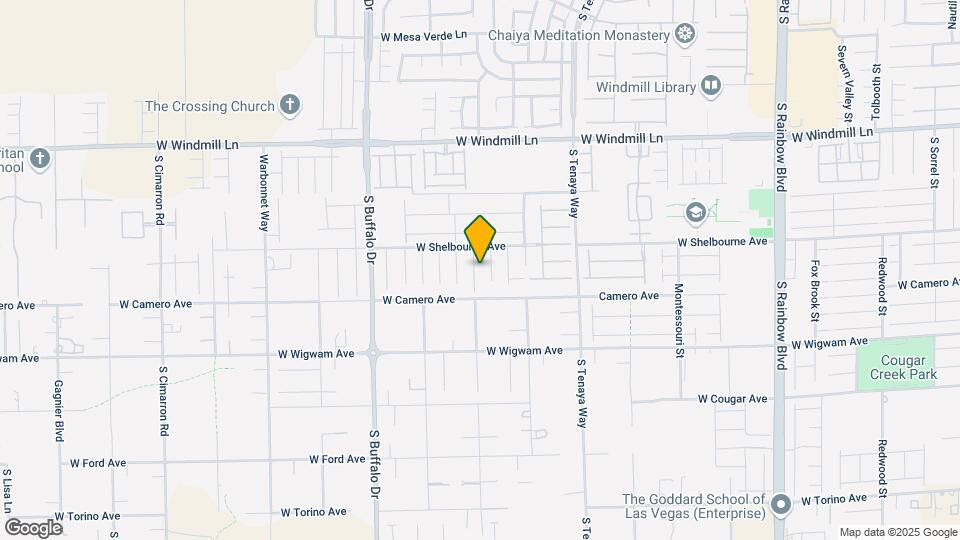8344 S Pioneer Way Map and Location Details
