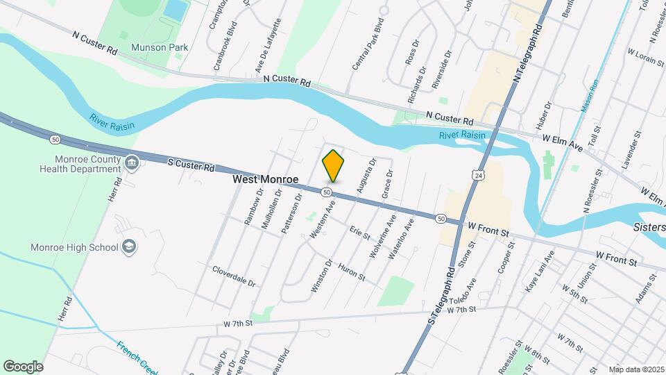 1910 S Custer Rd Map and Location Details