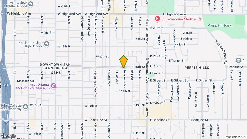 179 E 16th St Map and Location Details
