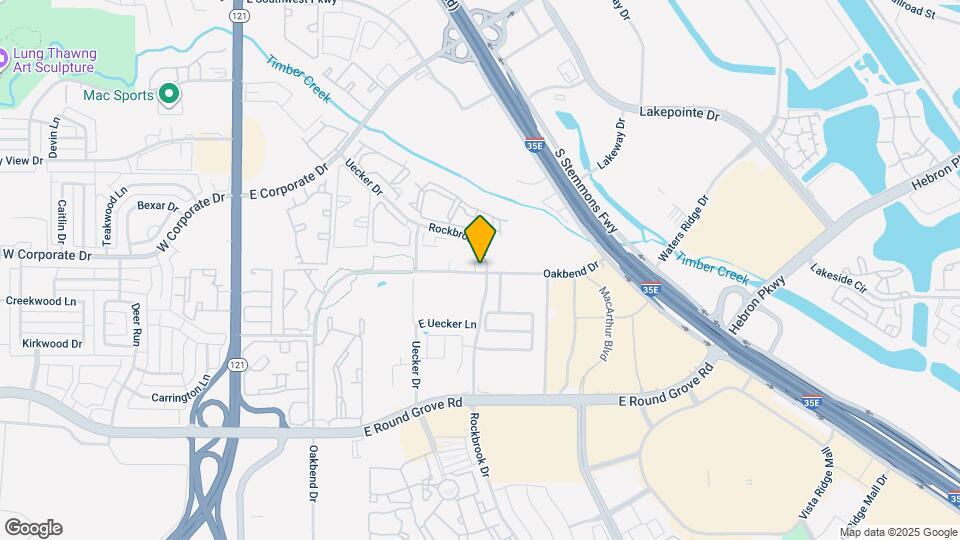 375 Oakbend Dr Map and Location Details