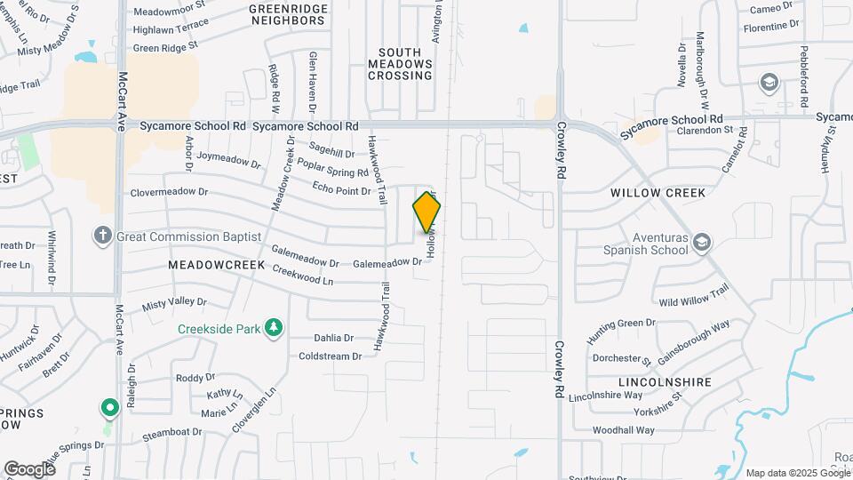 7664 Hollow Point Dr Map and Location Details