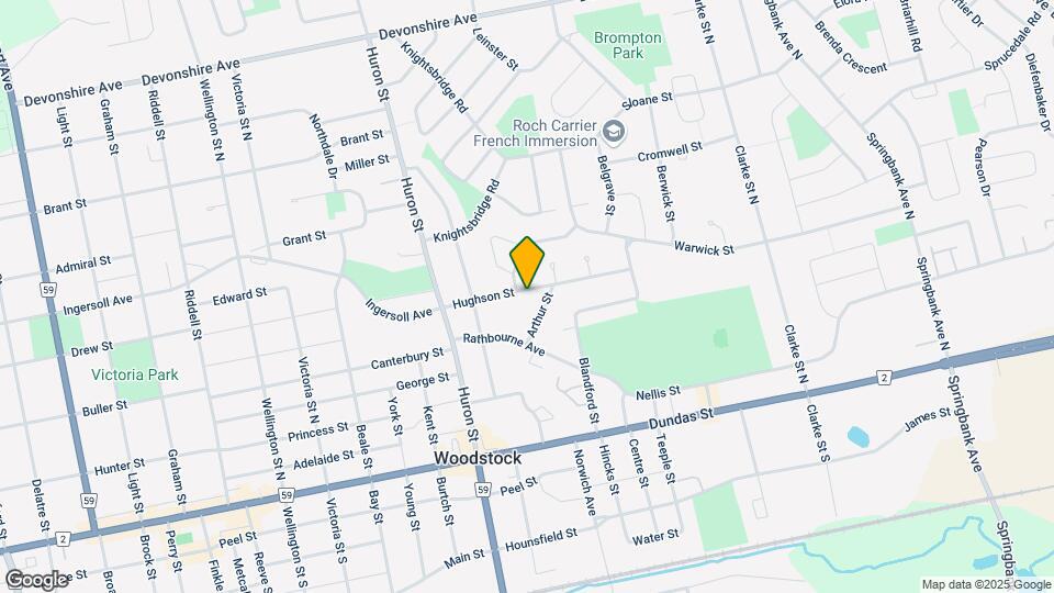 784 Hughson St Map and Location Details
