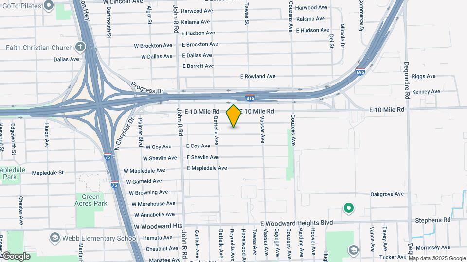 577 E Brickley Ave Map and Location Details