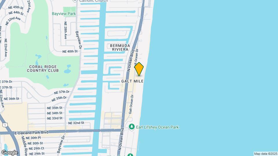 3800 Galt Ocean Dr Map and Location Details